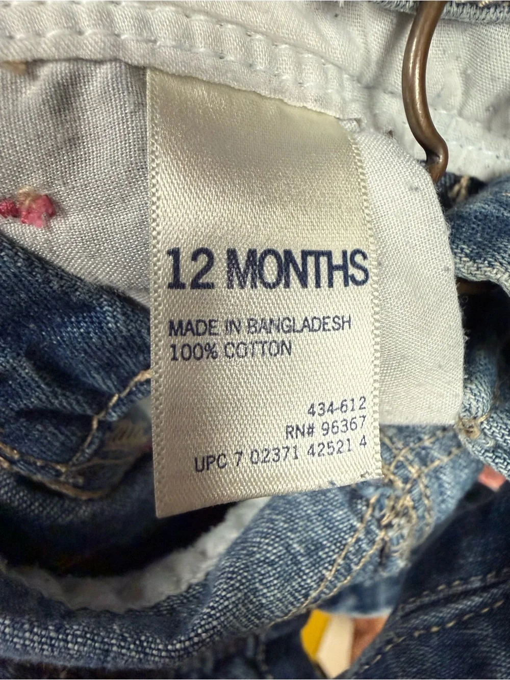 2 OshKosh B'gosh Denim Relaxed Jeans Overalls